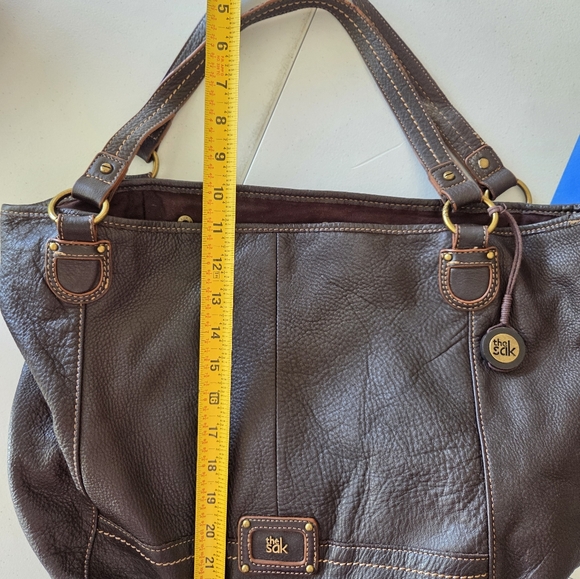 The Sak Medium Shopper Handbag - Chocolate - Picture 7 of 9